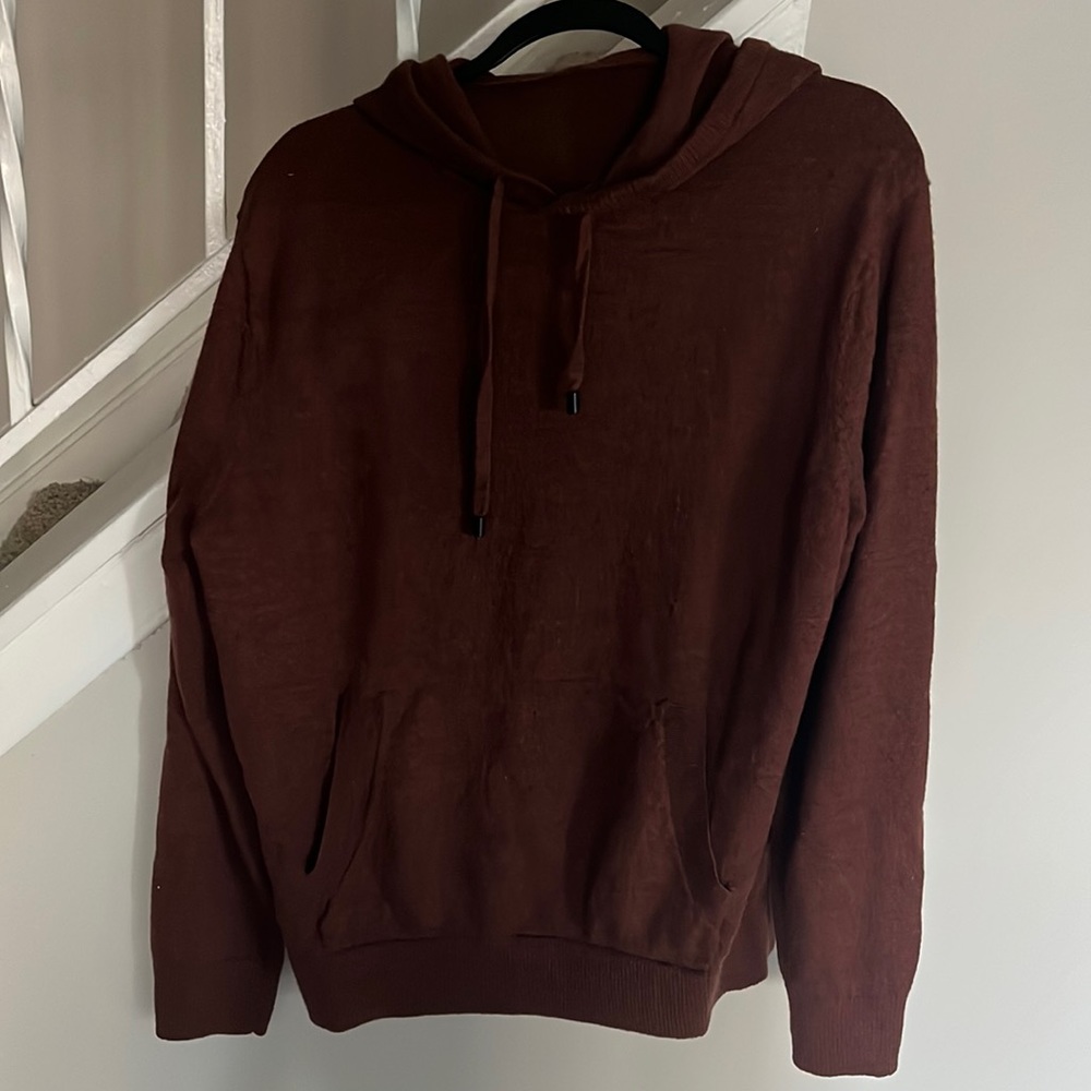 Long sleeve hooded shirt